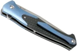 Amare Knives Track Blue, Hoja Satinada, Navaja -Böker || Spyderco || Buck Ventas AS TR BL 04 amare knives