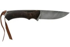 Autine Damascus Kurbads Wengé Damast, Brown RH Sheath, Cuchillo De Exterior -Böker || Spyderco || Buck Ventas AT KUR WNG DAM 02 autine v201909