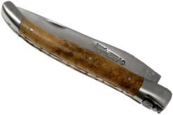 Laguiole En Aubrac 12cm De Madera De Teca Limado A Mano L0212LKH/FSB1 Navaja Laguiole -Böker || Spyderco || Buck Ventas AUL0212LKH FSB1 04 laguiole en aubrac