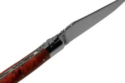 Laguiole En Aubrac 12cm Navaja Laguiole álamo Rojo Burl Brillante S/st -Böker || Spyderco || Buck Ventas AUL0212LPRIFSJ1 06 laguioleaubrac