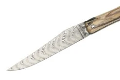 Laguiole En Aubrac Le Perlé 12 Cm L0512WA6J3DB Balbach Damast Full Handle Madera De Haya -Böker || Spyderco || Buck Ventas AUL0512WA6J3DB 03 laguioleaubrac