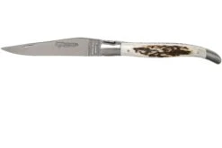 Laguiole En Aubrac 12cm Double Plates, Stag Horn Limado A Mano, L0712BCI/FSB1