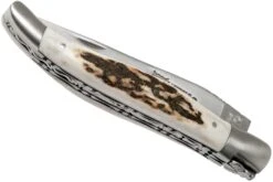 Laguiole En Aubrac 12cm Double Plates, Stag Horn Limado A Mano, L0712BCI/FSB1 -Böker || Spyderco || Buck Ventas AUL0712BCI FSB1 04 laguiole en aubrac