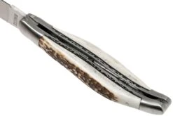 Laguiole En Aubrac 12cm Double Plates, Stag Horn Limado A Mano, L0712BCI/FSB1 -Böker || Spyderco || Buck Ventas AUL0712BCI FSB1 05 laguiole en aubrac