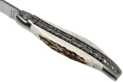 Laguiole En Aubrac 12cm Double Plates, Stag Horn Limado A Mano, L0712BCI/FSB1 -Böker || Spyderco || Buck Ventas AUL0712BCI FSB1 07 laguiole en aubrac