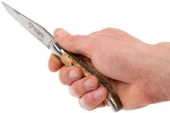 Laguiole En Aubrac 12cm Double Plates, De Madera De Castaño Limado A Mano, L0712NWI-FSB1 -Böker || Spyderco || Buck Ventas AUL0712NWI FSB1 08 laguiole en aubrac aul0712nwi fsb1 08