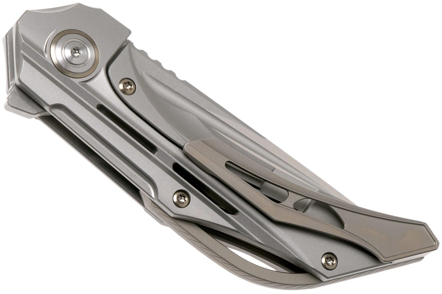 Bestech Vigil BT2201A Grey Blasted Titanium, Satin Navaja, Diseño Kombou 6 Bestech Vigil BT2201A Grey Blasted Titanium, Satin Navaja, Diseño Kombou - Imagen 4