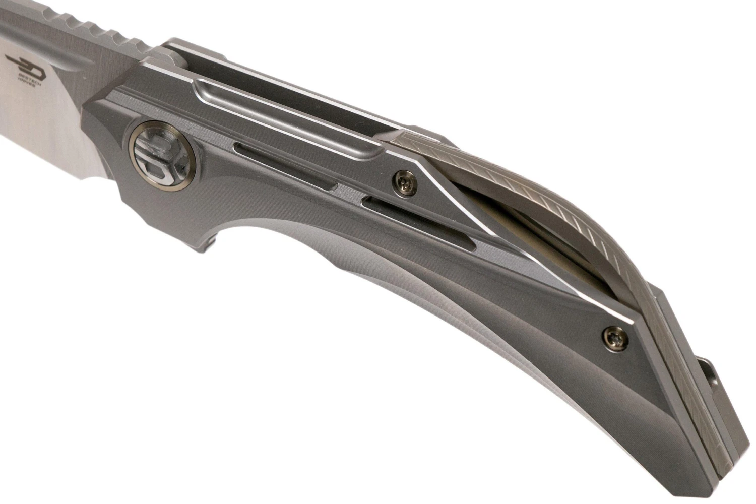 Bestech Vigil BT2201A Grey Blasted Titanium, Satin Navaja, Diseño Kombou 9 Bestech Vigil BT2201A Grey Blasted Titanium, Satin Navaja, Diseño Kombou - Imagen 7