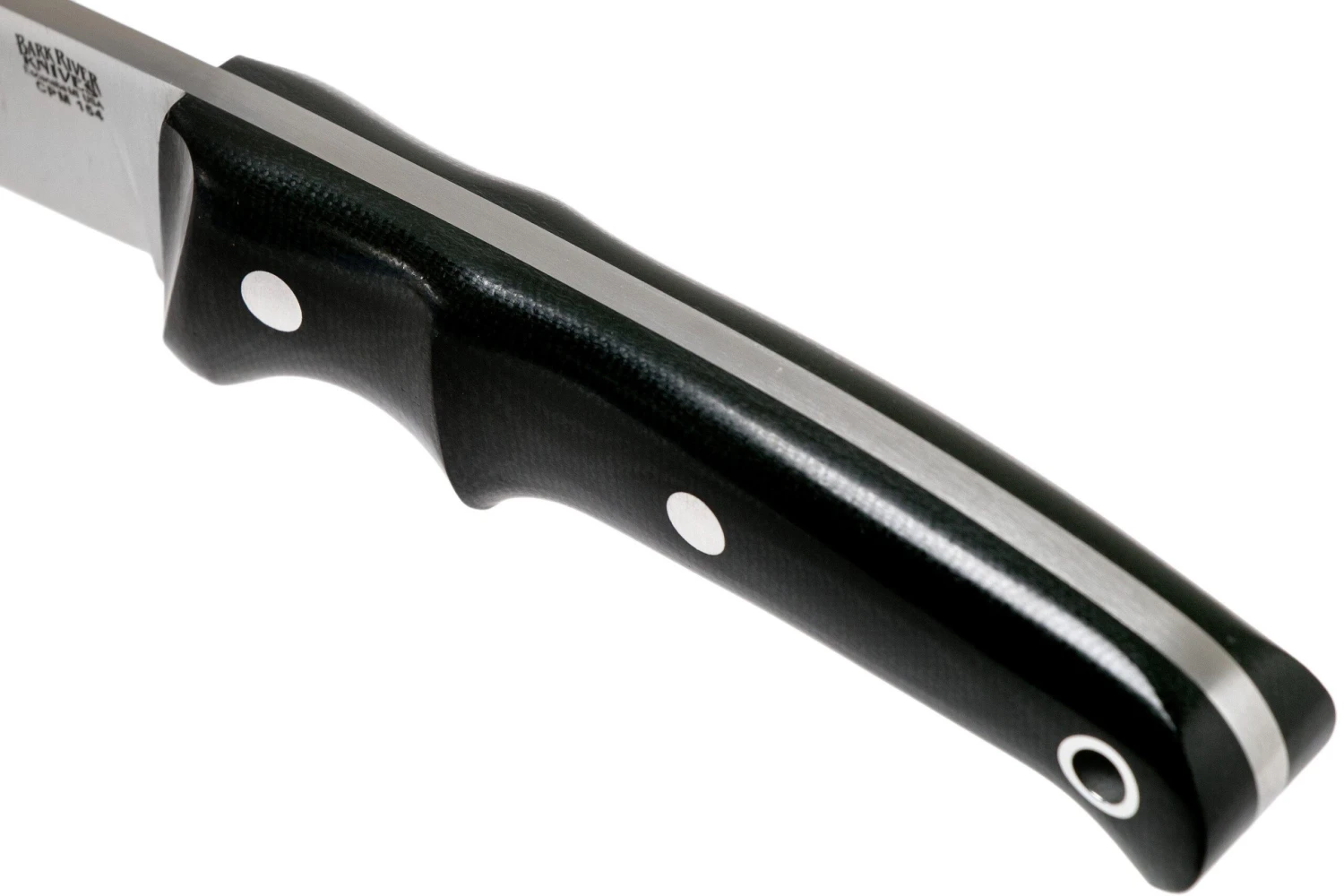 Bark River Guardless Drop Point Hunter CPM 154 Black Canvas Micarta Cuchillo De Caza 7 Bark River Guardless Drop Point Hunter CPM 154 Black Canvas Micarta Cuchillo De Caza - Imagen 5