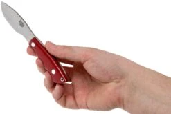 Bark River Mini Canadian CPM 3V Red Linen Micarta Cuchillo Fijo -Böker || Spyderco || Buck Ventas BRK03 121RLM 05 bark river knives