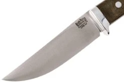 Bark River Classic Clip Point Hunter CPM 3V, Green Canvas Micarta, Red Liners -Böker || Spyderco || Buck Ventas BRK06 126GNCM RL 03 bark river brk06 126gncm rl 03