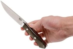 Bark River Classic Clip Point Hunter CPM 3V, Green Canvas Micarta, Red Liners -Böker || Spyderco || Buck Ventas BRK06 126GNCM RL 06 bark river brk06 126gncm rl 06