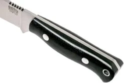 Bark River Bravo Necker II CPM 154CM, Black Canvas Micarta, Funda Marrón -Böker || Spyderco || Buck Ventas BRK07 002BRKC 05 bark river brk07 002brkc 05