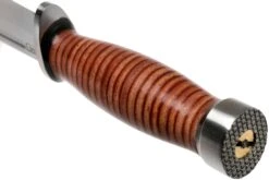 Bark River Quartermaster CPM 3V, Stacked Leather -Böker || Spyderco || Buck Ventas BRK07 229SDL 04 bark river knives