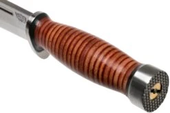 Bark River Quartermaster CPM 3V, Stacked Leather -Böker || Spyderco || Buck Ventas BRK07 229SDL 05 bark river knives