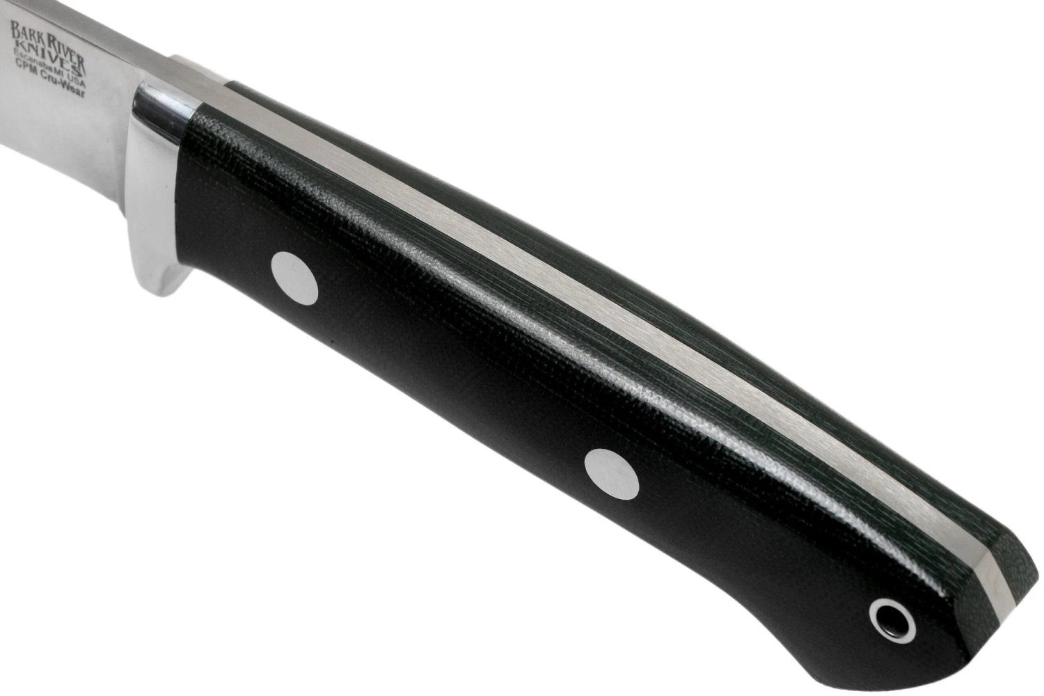 Bark River Wilderness 5 Cru-Wear Black Canvas Micarta 7 Bark River Wilderness 5 Cru-Wear Black Canvas Micarta - Imagen 5