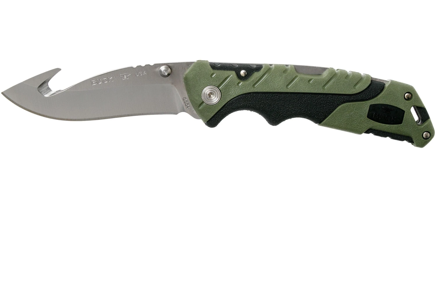 Buck Folding Pursuit Guthook Large 660GRG Cuchillo De Caza 3 Buck Folding Pursuit Guthook Large 660GRG Cuchillo De Caza