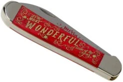 Case Copperhead, Christmas Gift Tin, Embellished Smooth Dark Red Bone, 10605, 6248W SS Navaja -Böker || Spyderco || Buck Ventas CE10605 04 case