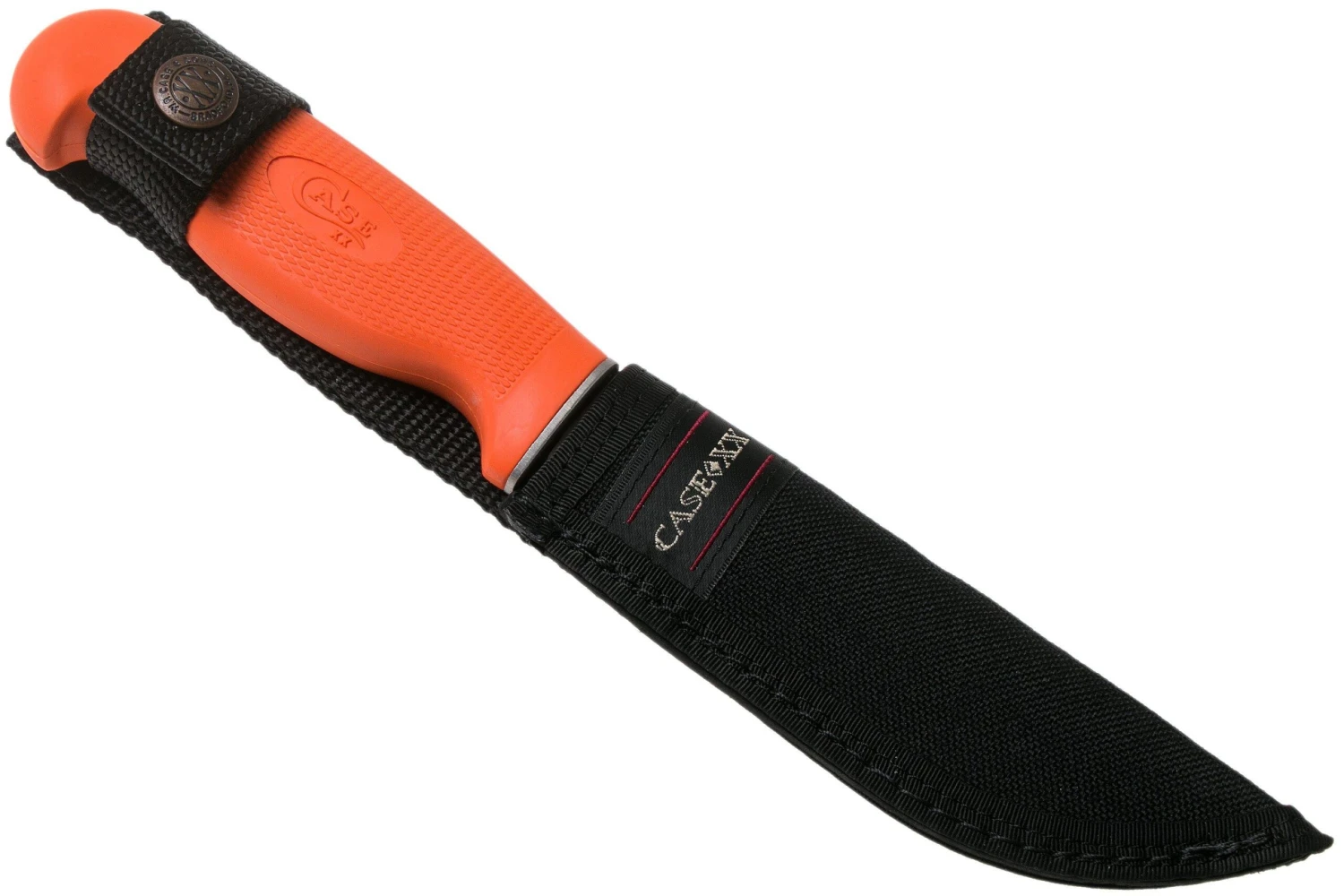 Case Utility Hunter, Orange Hunters, Textured Synthetic, 18503, LT265-5 SS Cuchillo Fijo 8 Case Utility Hunter, Orange Hunters, Textured Synthetic, 18503, LT265-5 SS Cuchillo Fijo - Imagen 6