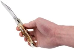 Case Large Stockman Amber Jigged Bone, 00204, 6375 CV Navaja -Böker || Spyderco || Buck Ventas CE204 10 case ce204 10