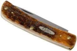 Case Sod Buster Jr Amber Jigged Bone, 30092, 6137 CV Navaja -Böker || Spyderco || Buck Ventas CE30092 04 case