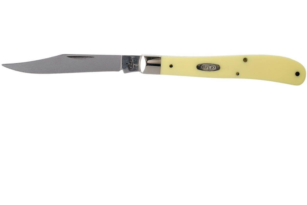 Case Slimline Trapper Yellow Synthetic, 00031, 31048 CV Navaja 3 Case Slimline Trapper Yellow Synthetic, 00031, 31048 CV Navaja