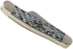 Case Medium Stockman White & Black Carbon Fiber-G10 Weave Smooth, 38923 10318 SS Navaja -Böker || Spyderco || Buck Ventas CE38923 04 case