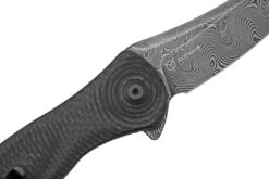 Civivi Synergy 3 C20075A-DS1 Damascus, Black G10, Fibra De Carbono Navaja, Diseño Jim O'Young 12 Civivi Synergy 3 C20075A-DS1 Damascus, Black G10, Fibra De Carbono Navaja, Diseño Jim O'Young -Böker || Spyderco || Buck Ventas CIC20075A DS1 05 civivi
