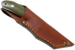 Casström Safari Olive G10 Cuchillo De Caza 10607 Leather Sheath, Alan Wood Design -Böker || Spyderco || Buck Ventas CM10607 06 casstrom
