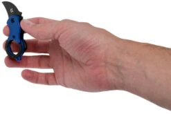 Fox Mini-KA FX-535BLB Blue & Black, Navaja Llavero Karambit -Böker || Spyderco || Buck Ventas FOFX 535BLB 07 fox knives