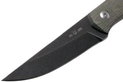 GiantMouse GMF2-P-G Green Canvas Micarta, PVD, Cuchillo Fijo, Ansø En Voxnaes Design -Böker || Spyderco || Buck Ventas GMGMF2 P G 03 giantmouse