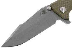 Rick Hinderer Eklipse 3.5" Harpoon Spanto 20CV Battle Bronze OD Green Navaja -Böker || Spyderco || Buck Ventas HRK EK35 HS BR OD 03 rick hinderer knives