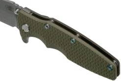 Rick Hinderer Eklipse 3.5" Harpoon Spanto 20CV Battle Bronze OD Green Navaja -Böker || Spyderco || Buck Ventas HRK EK35 HS BR OD 07 rick hinderer knives