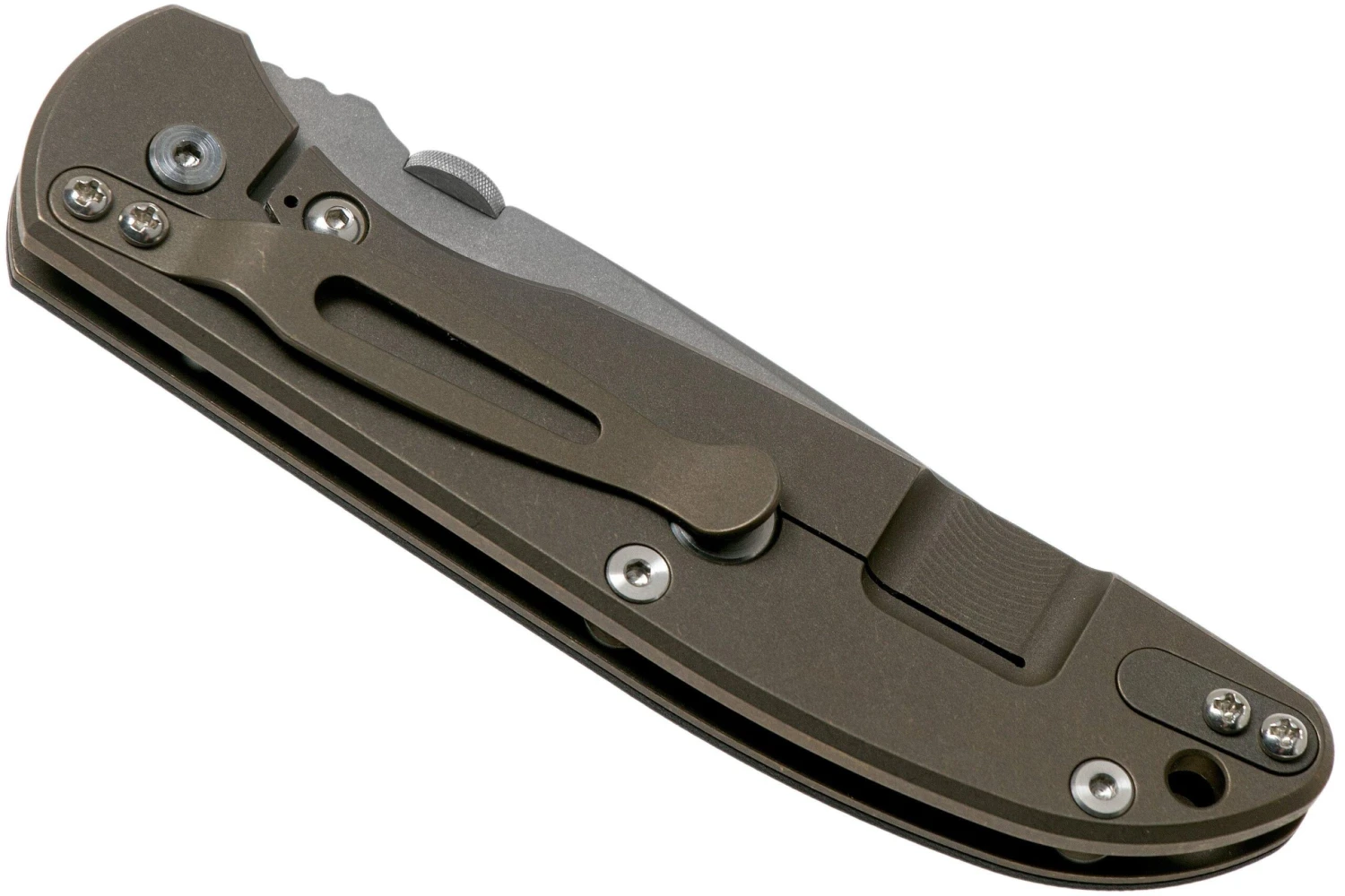 Rick Hinderer FireTac Recurve Battle Bronze, Black G10 Navaja, Rick Hinderer Design 6 Rick Hinderer FireTac Recurve Battle Bronze, Black G10 Navaja, Rick Hinderer Design - Imagen 4