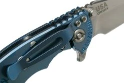 Rick Hinderer XM-18 3" Wharncliffe 20CV Stonewash, Battle Blue, Blue Black G10, Navaja -Böker || Spyderco || Buck Ventas HRK XM18 3 WCSBBB 06 hinderer