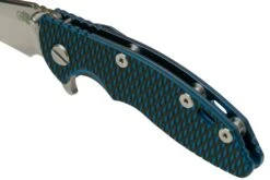 Rick Hinderer XM-18 3" Wharncliffe 20CV Stonewash, Battle Blue, Blue Black G10, Navaja -Böker || Spyderco || Buck Ventas HRK XM18 3 WCSBBB 07 hinderer
