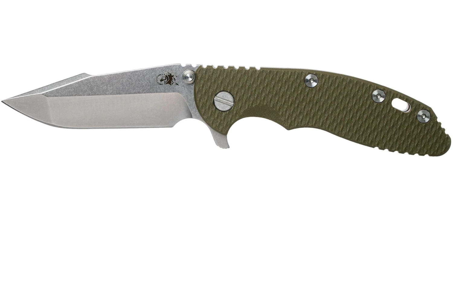 Rick Hinderer XM-18 3.5 Harpoon Spanto S35VN, OD Green G10 Navaja" 3 Rick Hinderer XM-18 3.5 Harpoon Spanto S35VN, OD Green G10 Navaja"