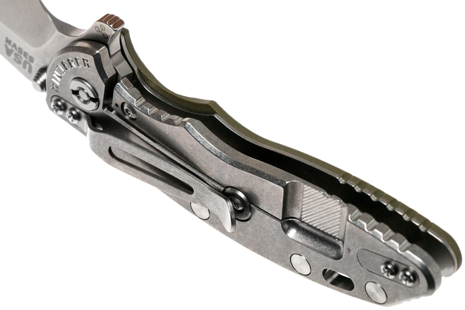 Rick Hinderer XM-18 3.5 Harpoon Spanto S35VN, OD Green G10 Navaja" 7 Rick Hinderer XM-18 3.5 Harpoon Spanto S35VN, OD Green G10 Navaja" - Imagen 5