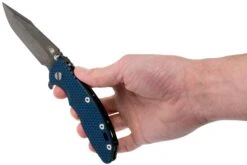 Rick Hinderer XM-18 3.5 Harpoon Spanto Blackwashed S35VN, Blue/Black G10 Navaja" 17 Rick Hinderer XM-18 3.5 Harpoon Spanto Blackwashed S35VN, Blue/Black G10 Navaja" -Böker || Spyderco || Buck Ventas HRK XM18 35 HSPBL BB 08 rick hinderer knives