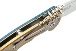 Rick Hinderer XM-18 3.5" Spanto S45VN Stonewash, Battle Bronze, Blue Black G10, CPM S45VN Navaja 16 Rick Hinderer XM-18 3.5" Spanto S45VN Stonewash, Battle Bronze, Blue Black G10, CPM S45VN Navaja -Böker || Spyderco || Buck Ventas HRK XM1835S45 SBBB 07 rickhinderer