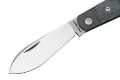 Jack Wolf Low Drag Jack DRAG-01-BLK, Black Canvas Micarta, Navaja Slipjoint -Böker || Spyderco || Buck Ventas JW DRAG 01 BLK 03 jackwolf