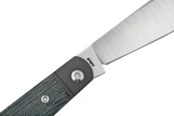 Jack Wolf Low Drag Jack DRAG-01-BLK, Black Canvas Micarta, Navaja Slipjoint -Böker || Spyderco || Buck Ventas JW DRAG 01 BLK 05 jackwolf