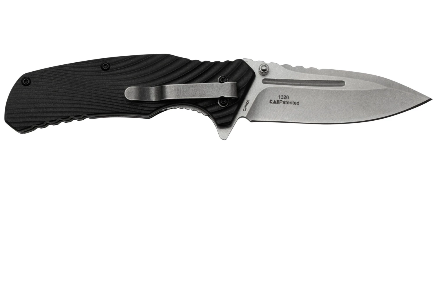 Kershaw Huddle 1326 Assisted Flipper Black FRN Navaja 4 Kershaw Huddle 1326 Assisted Flipper Black FRN Navaja - Imagen 2