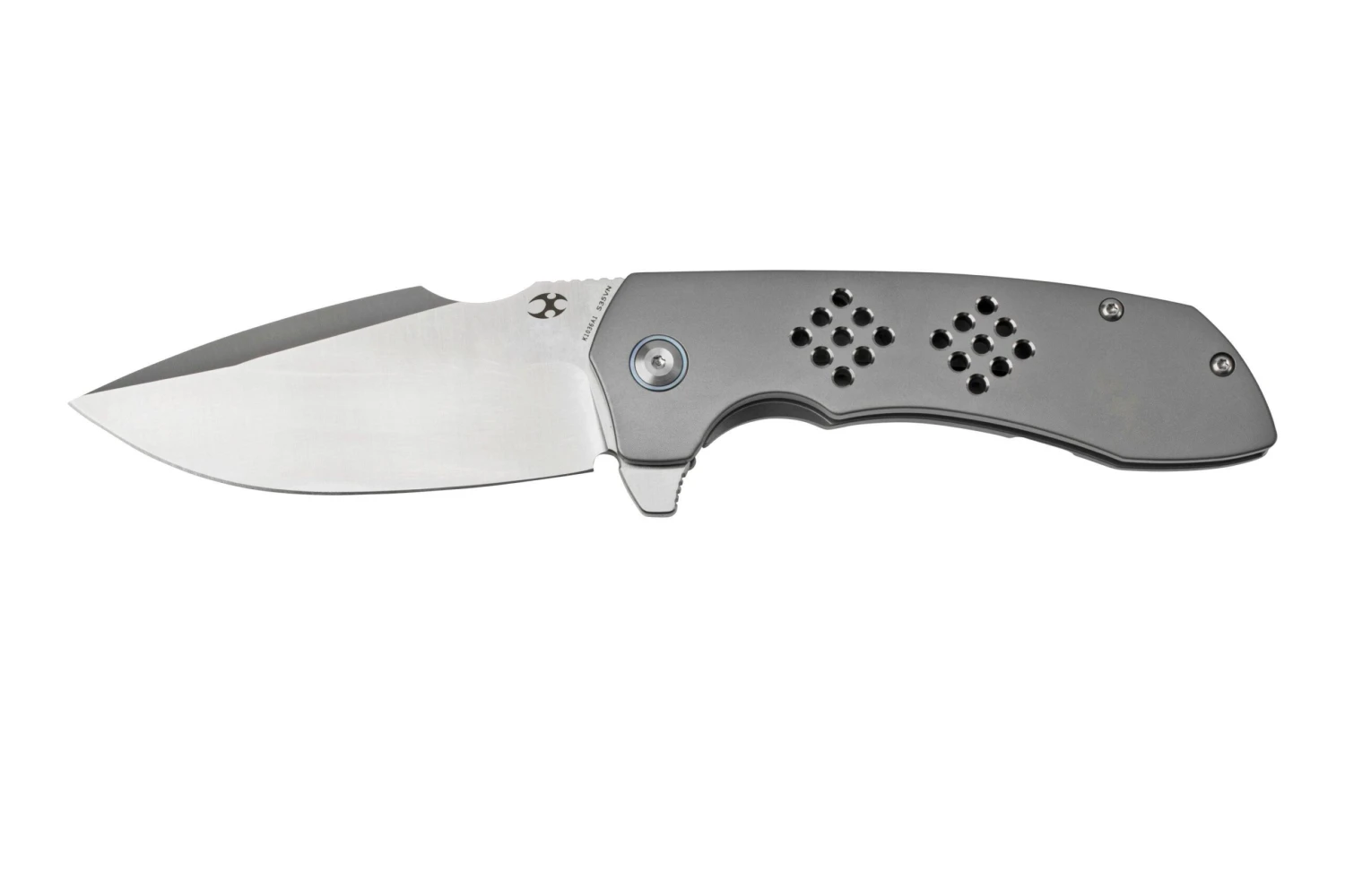 Kansept Entity K1036A1 Satin, Bead Blasted Titanium Navaja, Diseño Nalu Knives 3 Kansept Entity K1036A1 Satin, Bead Blasted Titanium Navaja, Diseño Nalu Knives