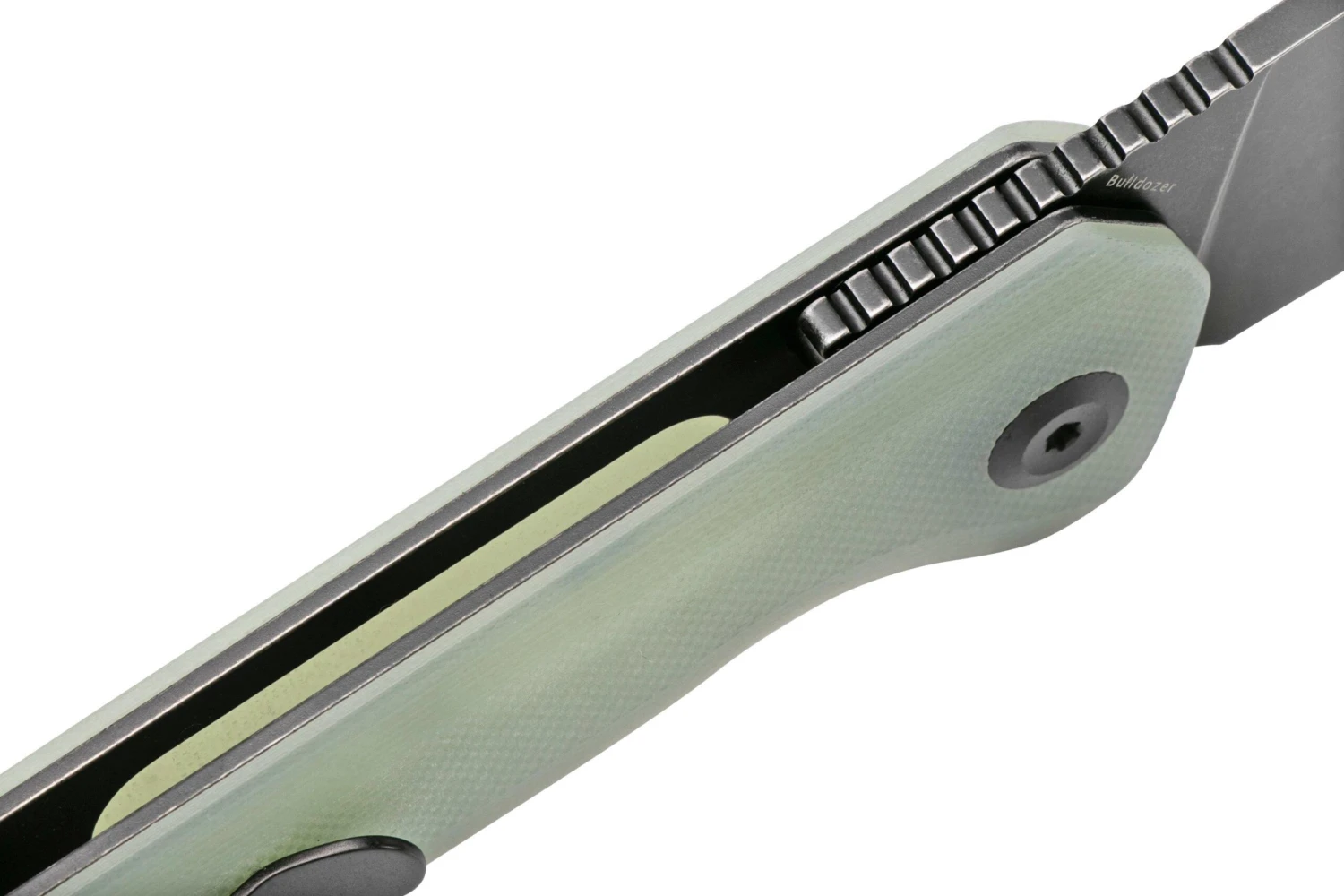 Kansept Bulldozer T1028A2 Blackwashed, Jade G10 Navaja, Diseño Kim Ning 8 Kansept Bulldozer T1028A2 Blackwashed, Jade G10 Navaja, Diseño Kim Ning - Imagen 6