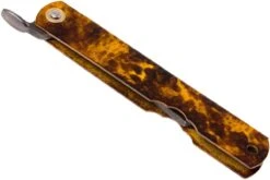 Higonokami Navaja 7,4 Cm KT-HIGO-SPE2, SK-acero Al Carbono, Carey -Böker || Spyderco || Buck Ventas KT HIGO SPE2 07 higonokami kt higo spe2 07