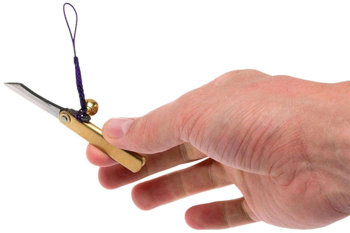 Higonokami Navaja 3,8 Cm HIGO02, SK-acero Al Carbono Con Acollador 9 Higonokami Navaja 3,8 Cm HIGO02, SK-acero Al Carbono Con Acollador - Imagen 7