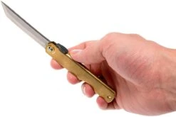 Higonokami Navaja 7,7 Cm HIGO12BR, White Paper Steel, Tanto -Böker || Spyderco || Buck Ventas KT HIGO13BR 07 higonokami kt higo13br 07