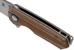 Kizer Lieb V2541N4 Brown Micarta Navaja, Azo Design -Böker || Spyderco || Buck Ventas KZV2541N4 07 kizer v202109