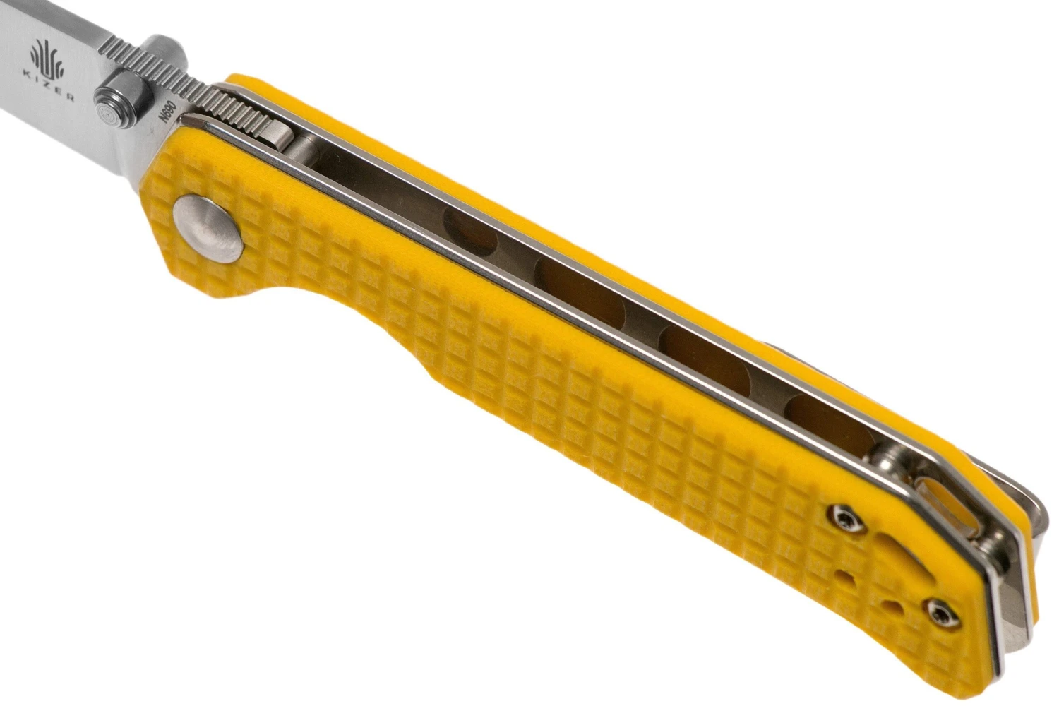 Kizer Begleiter Mini V3458RN4 N690, Yellow G10, Navaja, Diseño Azo 9 Kizer Begleiter Mini V3458RN4 N690, Yellow G10, Navaja, Diseño Azo - Imagen 7